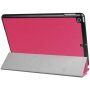 Husă din piele PU, cu funcție de adormire, pentru iPad 9,7" (2017/2018) - fucsia
