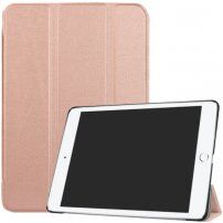 Husă din piele PU, cu funcție de adormire, pentru iPad 9,7" (2017/2018) - roz auriu