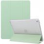 Smart husă cu suport și spațiu pentru Apple Pencil pentru iPad 9,7" (2017/2018) / Air 1 / 2 / Pro 9,7" - verde deschis