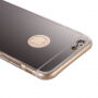 Carcasă protecţie tip oglindă, pentru iPhone 6 / 6S - neagră