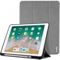 DUX DUCIS Domo husă cu spațiu pentru Apple Pencil și funcție de adormire, pentru iPad 9,7" (2017/2018) - gri
