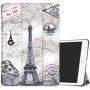 Husă cu funcție sleep, pentru iPad 9,7" (2017/2018) - turnul Eiffel