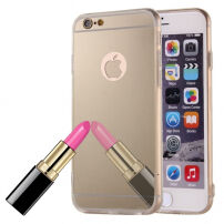 Carcasă protecţie tip oglindă, pentru iPhone 6 / 6S - aurie