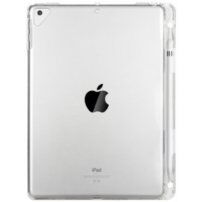 Carcasă moale cu spațiu pentru Apple Pencil pentru iPad 9,7" (2017/2018) / Air 1 / 2 / Pro 9,7" - pur