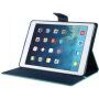 Husă GOOSPERY, cu textură şlefuită pentru iPad 9,7" (2017/2018) / Air - turcoaz