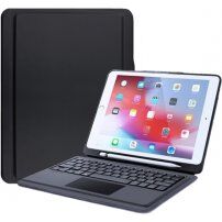 DUX DUCIS carcasă cu tastatură, touchpad și spațiu pentru Apple Pencil pentru iPad 9,7" (2017/2018) / Air 1 / 2 / Pro 9,7" - negru