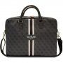 Geanta Guess 4G Printed Stripes pt MacBook de 16" - gri
