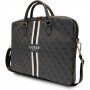 Geanta Guess 4G Printed Stripes pt MacBook de 16" - gri
