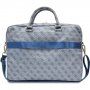 Geanta Guess 4G Printed Stripes pt MacBook de 16" - albastră