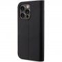 Karl Lagerfeld Saffiano Karl and Choupette NFT carcasă flip pentru iPhone 14 Pro Max - negru