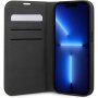 Karl Lagerfeld Saffiano Karl and Choupette NFT carcasă flip pentru iPhone 14 Pro Max - negru