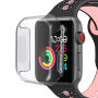 Husă cu protecție pentru ecran pentru Apple Watch 40mm - transparentă