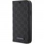 Karl Lagerfeld Saffiano Monogram husă flip pentru iPhone 11 - negru