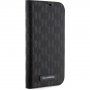 Karl Lagerfeld Saffiano Monogram husă flip pentru iPhone 13 Pro - negru