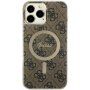 Guess 4G IML husă cu MagSafe pentru iPhone 13 Pro Max - maro
