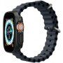 Spigen Thin Fit carcasă cu sticlă securizată pentru Apple Watch Ultra 49mm - negru