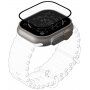 UAG Glass Shield Plus sticlă securizată pentru Apple Watch Ultra 49mm