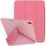 UNIQ Camden carcasă cu suport origami pentru iPad 10,9" (2022) / 11" (2025) - roz