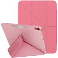 UNIQ Camden carcasă cu suport origami pentru iPad 10,9" (2022) / 11" (2025) - roz