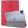 Carcasă din mătase cu funcție de adormire pentru iPad Pro 12,9" (2018-2022) - roșu