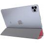 Carcasă din mătase cu funcție de adormire pentru iPad Pro 12,9" (2018-2022) - roșu