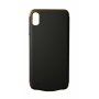 Carcasă de protecţie, pentru iPhone XS Max - 6000 mAh - negru / auriu