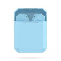 InPods 2 căști bluetooth wireless cu carcasă de încărcare pentru Dispozitive Apple - albastră