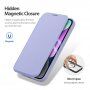 DUX DUCIS Skin X husă flip cu MagSafe pentru iPhone 14 - violet