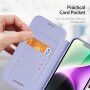 DUX DUCIS Skin X husă flip cu MagSafe pentru iPhone 14 - violet