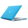 Husă transparent lucioasă pentru MacBook Pro 15" (A1286) - albastru