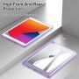 Husă transparentă pentru iPad 9,7" (2017/2018) - violet