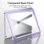 Husă transparentă pentru iPad 9,7" (2017/2018) - roz