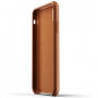 Husă Mujjo Full Leather, pentru iPhone XR - galben-maro