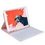 Carcasă cu tastatură și spațiu pentru Apple Pencil pentru iPad 10,2" (2019-2021) / Air 3 (2019) / Pro 10,5" - roz deschis