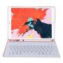 Carcasă cu tastatură și spațiu pentru Apple Pencil pentru iPad 10,2" (2019-2021) / Air 3 (2019) / Pro 10,5" - roz deschis