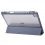 Carcasă cu partea din spate transparentă și suport origami pentru iPad 10,2" (2019-2021) / Air 3 (2019) / Pro 10,5" - negru