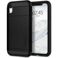 Carcasă Spigen Slim Armor CS, pentru Apple iPhone XR - negru