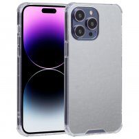 Carcasă cu suprafață oglindă pentru iPhone 14 Pro Max - argintiu
