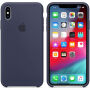 Carcasă originală Apple, din silicon, pentru iPhone XS Max - albastru nocturn