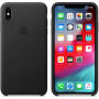 Husă originală Apple, din piele, pentru iPhone XS Max - negru