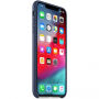 Husă originală Apple, din piele, pentru iPhone XS Max - albastru nocturn