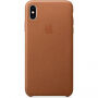 Husă originală Apple, din piele, pentru iPhone XS Max - maro vintage
