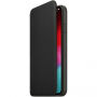 Husă originală Apple Folio, din piele, pentru iPhone XS Max - negru
