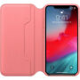 Husă originală Apple Folio, din piele, pentru iPhone XS Max - roz de bujor