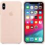 Carcasă originală Apple, din silicon, pentru iPhone XS Max - roz nisipiu