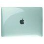Husă transparent lucioasă pentru MacBook Pro 13" (A1706 / A1708 / A1989 / A2159) - verde pastel