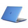 Husă transparent lucioasă pentru MacBook Air 13" (A1237 / A1304 / A1369 / A1466) - albastru închis