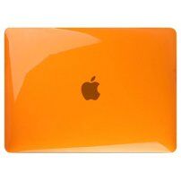 Husă transparent lucioasă pentru MacBook Pro 15" (A1286) - portocaliu