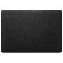 Husă sclipitoare cu partea de jos neagră pentru MacBook 12" (A1534) - negru