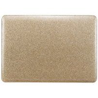 Husă sclipitoare cu partea de jos neagră pentru MacBook Pro 16" (A2141) - auriu